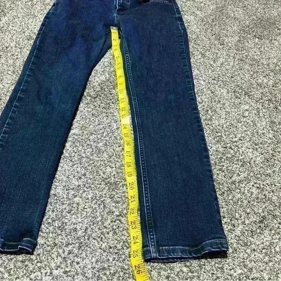 Duluth Trading Co. Womens Blue Denim Mid Rise Skinny Blue Jeans 4X29 See Note - Picture 2 of 10